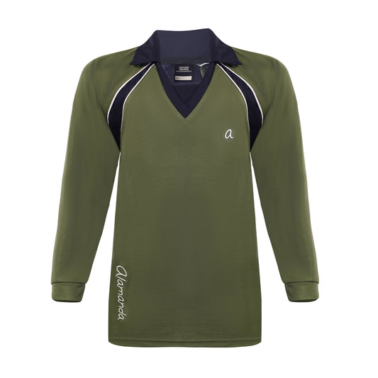 Alamanda Polo Long Sleeve WOOD