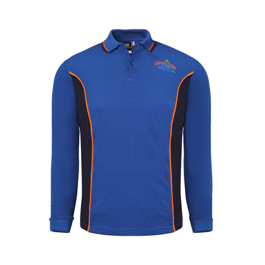 ATK Long Sleeve Polo -Contrast Inserts