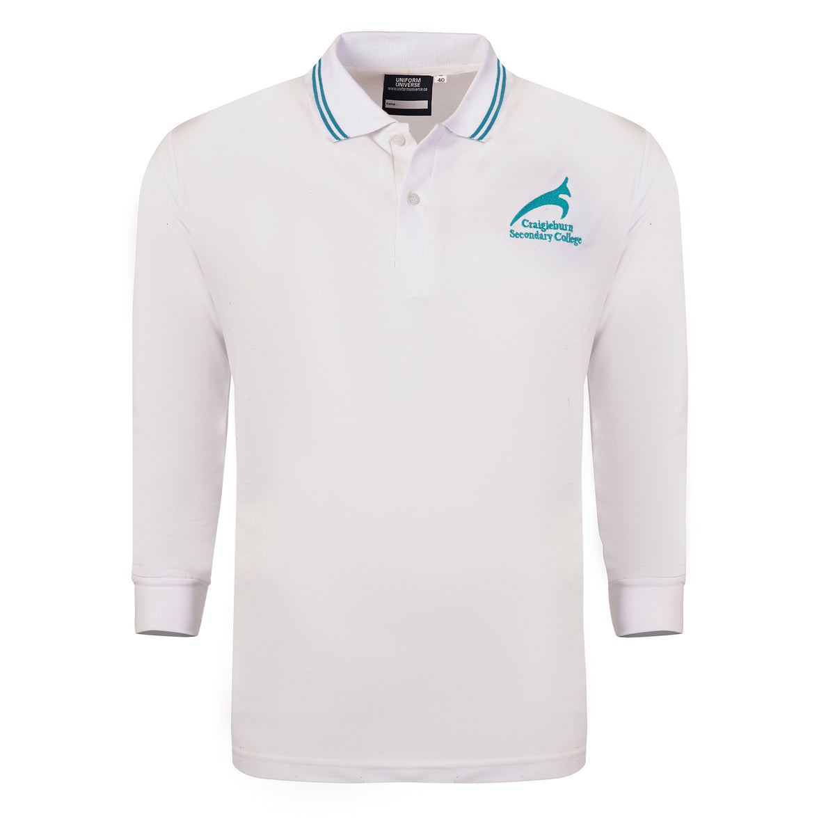 CSC Long Sleeve Polo - Stripe Collar